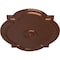 Ekena Millwork Waltz Ceiling Medallion (Fits Canopies up to 4 1/2"), 21 1/4"W x 17 3/8"H x 1"P, Copper Penny CM21WACPS - alternate 5